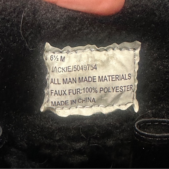 EUC Totes Black Jackie Snow Boot Size 6.5 M - Picture 9 of 14